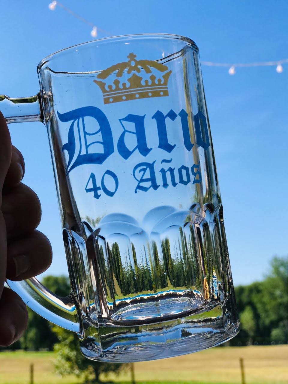 Calco vitrificable Cumpleaños