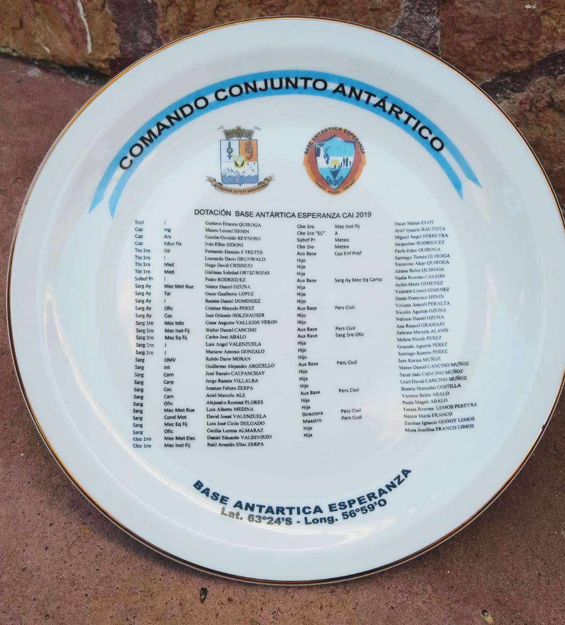 Calco vitrificable Plato Comando